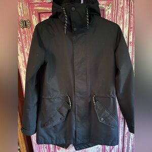 Burton raincoat, women's size small